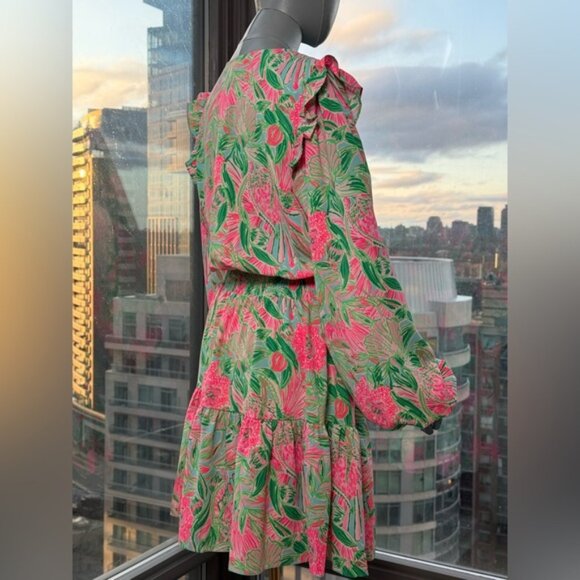 🆕 LILLY PULITZER 🧿 NWT Taviana Stretch Dress Coming in Hot Blue Horizon, Sz 10 - Picture 7 of 15